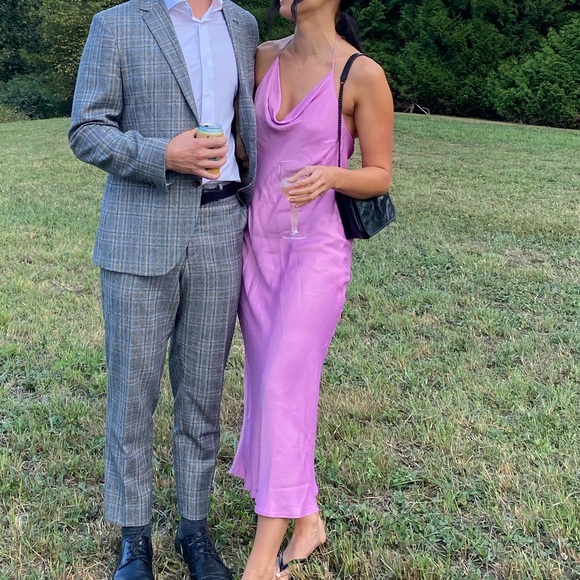 (SOLD ON FB) ZARA Satin Dress - Picture 2 of 8